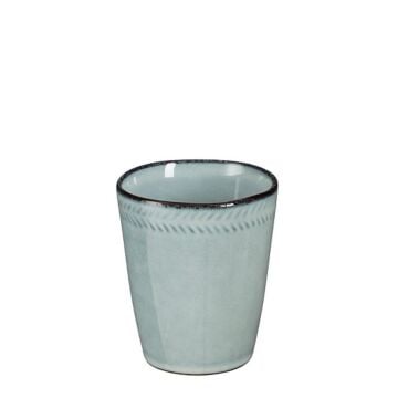 Racco beker lichtgrijs Ø 8,5 cm - Mica 