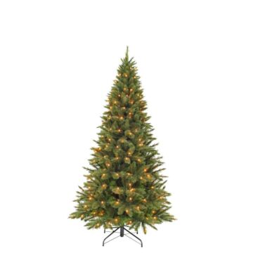Kerstboom Forest frosted led slim groen 185 cm - Triumph Tree