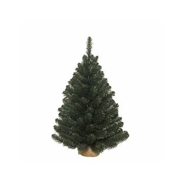 Kerstboom Alpine met burlap groen 90 cm - Triumph Tree