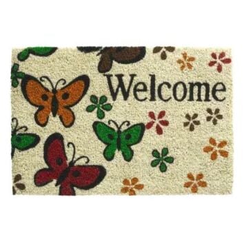 Deurmat Ruco welcome butterfly 40x60 cm - Hamat