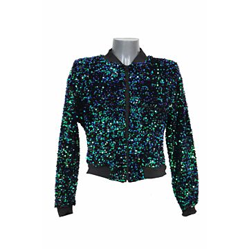 Jas Pailletten green 42/44 Jas Pailletten green 42/44