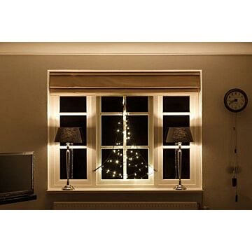 Raamkerstboom 60LED warm wit 125 cm - Fairybell