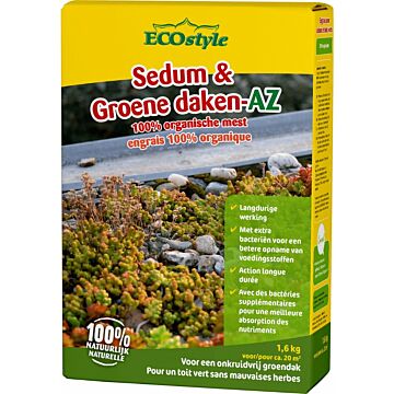 Sedum & Groene daken-AZ 1,6 kg - Ecostyle