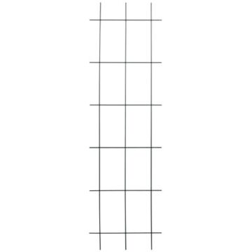 Metalen klimrek geplastificeerd grijs H145x42,5cm