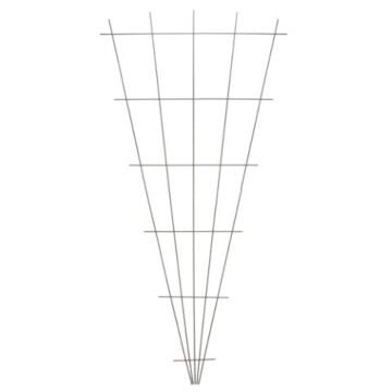 Metalen klimrek geplastificeerd grijs V-vorm H145x5/75cm
