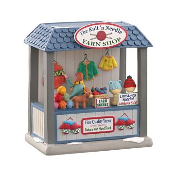 Lemax The Knit 'N Needle Yarn Shop