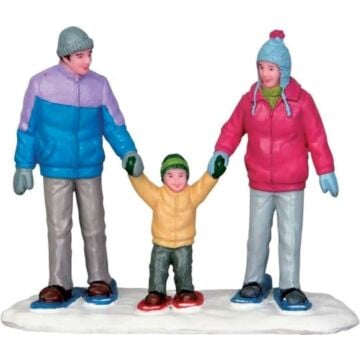 Lemax Snowshoe Family
