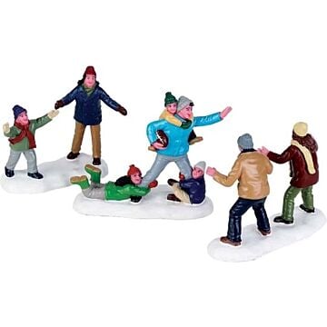 Lemax Family Football, set van 3