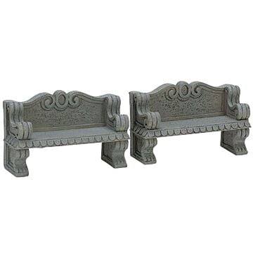 Lemax Stone Bench, set van 2