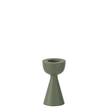 Kaarshouder kegel groen 13 cm