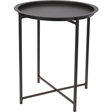 Tafel rond donkergrijs Ø 46 cm