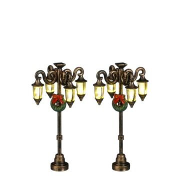 Lantaarn 2 stuks battery operated 12 cm - Luville Lantaarn 2 stuks battery operated 12 cm - Luville