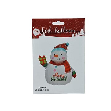 Ballon folie sneeuwpop 90 cm