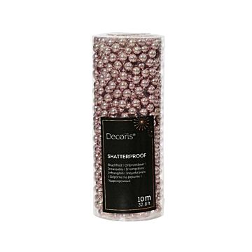 Kralenslinger plastic fris lila 1000 cm - Decoris