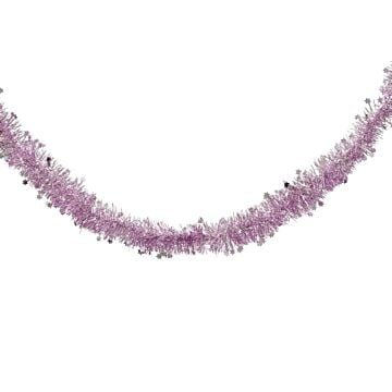 Lametta guirlande fris lila 270 cm - Decoris