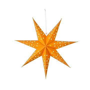 Micro LED ster papier geel 60 cm 