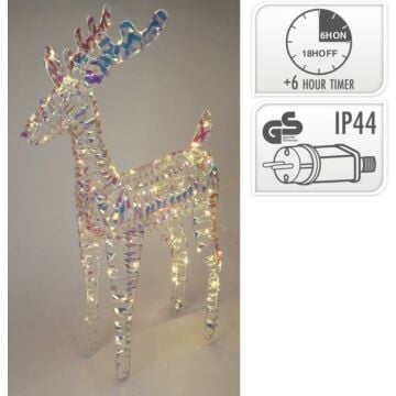 Rendier regenboog 80 cm