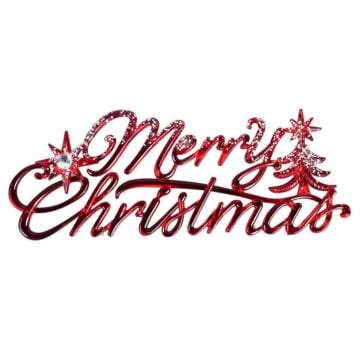 Merry Christmas Word Plate Ornament 7,5 cm - Kurt Adler
