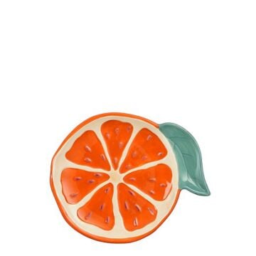 Bord fresh sinaasappel oranje 14,5 cm - Mica