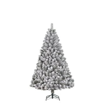 Kerstboom Charlton groen met sneeuw 185 cm - Black Box