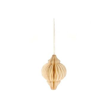 Hanger bal honeycomb papier wit 15 cm - HBX