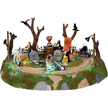 Lemax Monster Motorcycle Rally, met 4.5V Adapter