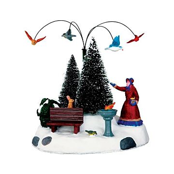 Lemax Winter Feeding, B/O (4.5V)