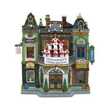 Lemax Market Square Christmas Celebration, met 4.5V Adapter