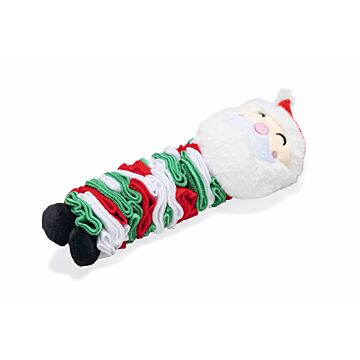 Snuffel kerstman hondenspeelgoed pluche 27 cm - Beeztees