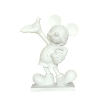 Tuinbeeld Mickey Mouse wit 47 cm - Disney
