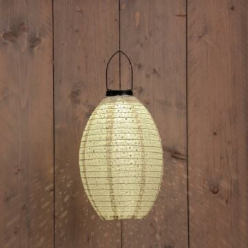 Lampion solar marrakesh groen L 32 cm