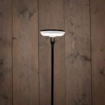 Lamp solar bewegend warm wit zwart L 76 cm 