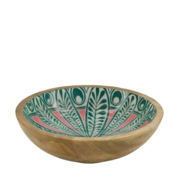 Bord met print mango hout 