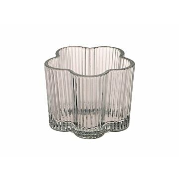 Theelicht Floresk wit Ø 7,7 cm - HBX