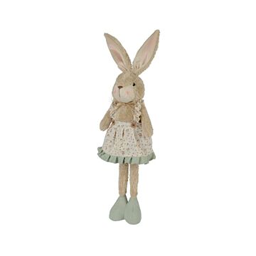 Konijn polyester multi 20 cm