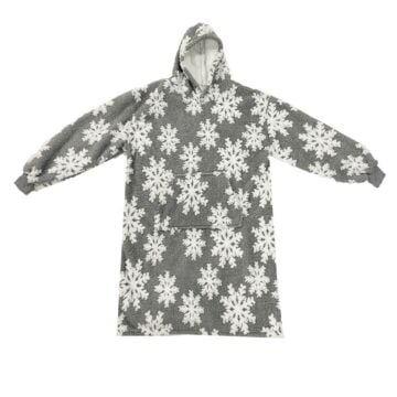 Hoodie Snowy sneeuwvlok grijs