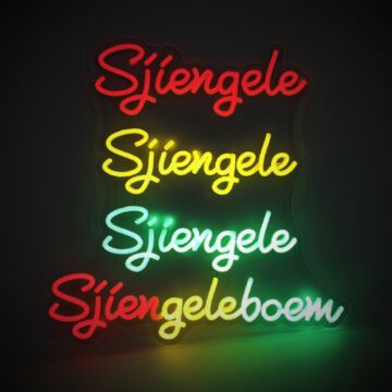 Vastelaovend Neon Light "Sjiengele Sjiengeleboem"