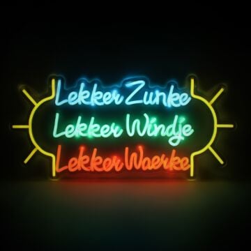 Vastelaovend Neon Light "Lekker Zunke"