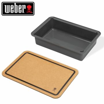 Weber snijplank en opvangbak
