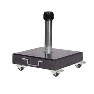 Parasolvoet Rome 40kg Swivel wheels Granite zwart - Platinum Parasolvoet Rome 40kg Swivel wheels Granite zwart - Platinum