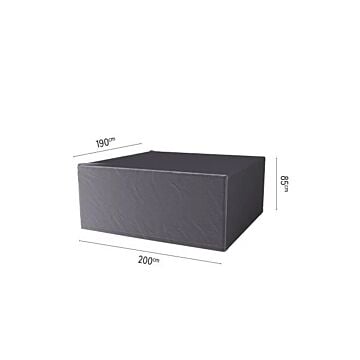 Tuinsethoes L 200 cm zwart - Platinum