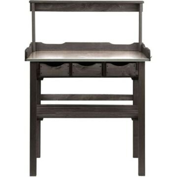 Plantentafel met lades, antraciet
