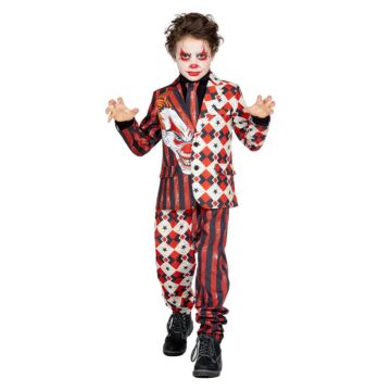 Pak Halloween clown maat 116/128 Pak Halloween clown maat 116/128