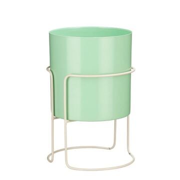 Pot Collins op standaard mint groen Ø 22 cm - Mica