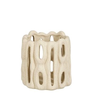 Lantaarn Marlon beige Ø 11 cm - Mica