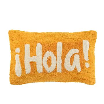 Kussen Hola katoen oranje 50 cm