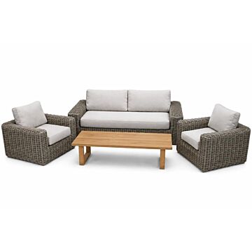 Loungeset Brazil Mexican Sand naturel 4-delig