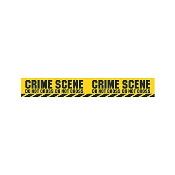 Banner Crime Scene geel 610 x 8 cm