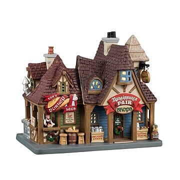 Lemax Renaissance Fair Shops, met adapter