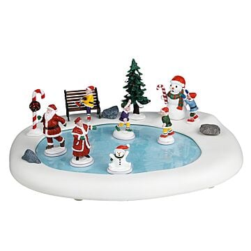 Lemax Northern Lights Skating Pond, B/O (4.5V)